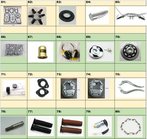 Tricycle latéral moto KC750 K750 oval Dnepr pékin Express <span class=keywords><strong>Chang</strong></span> <span class=keywords><strong>jiang</strong></span> sidecar pièces accessoires - Product Image 5