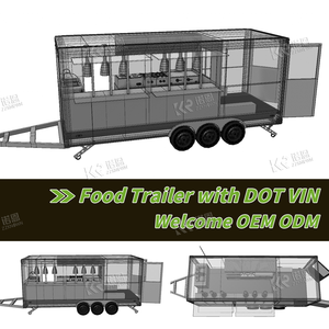 Remorque alimentaire de concession, chariot de tacos, glaces, barbecue, cornets de <span class=keywords><strong>pizza</strong></span>, chariot à café entièrement équipé, camion de restauration mobile à <span class=keywords><strong>vendre</strong></span> - Product Image 6