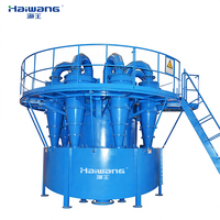 Hydrocyclone en alliage haute teneur en chrome Haiwang FX500-GX-S2x4 DN75 pour la séparation solide-liquide