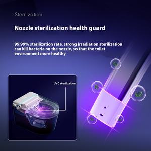 <span class=keywords><strong>Toilette</strong></span> allongée intelligente japonaise avancée avec siège chauffant autonettoyant Veilleuse murale Couverture <span class=keywords><strong>de</strong></span> bidet à distance incluse - Product Image 5