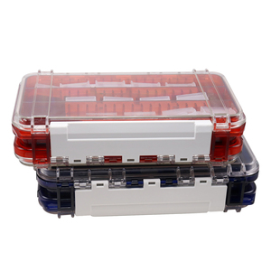 Best-seller Boîte à leurres double face en carbone Boîte <span class=keywords><strong>de</strong></span> <span class=keywords><strong>rangement</strong></span> pour hameçons à tête <span class=keywords><strong>de</strong></span> plomb Boîte à hameçons portable pour la pêche en plein air Vente en gros - Product Image 1