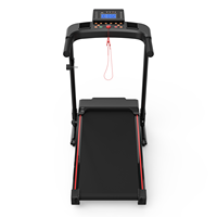 Equipo de Ejercicio para el Hogar, Caminadora Plegable de 2.5HP para Correr, Pantalla LED, 300LBS, 0.5-6.0MPH, Motor Silencioso, Fitness en Casa