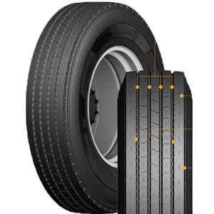 Nouveaux pneus radiaux sans chambre à air pour camions lourds et remorques, sur mesure, 11R22.5 16PR, avec garantie de 5 ans, origine Hawaï - Product Image 4
