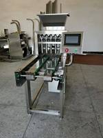 Machine automatique de saupoudrage de pâtisserie de précision pour graines de citrouille et noix, avec moules personnalisés