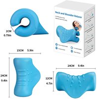 Dispositif de Traction cervicale Portable TMJP cou civière Posture correcteur chiropratique Massage oreiller pour le soulagement de la douleur cervicale