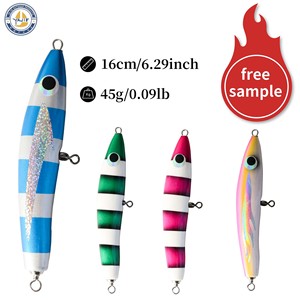 Wooden <b>Floating</b> Pencil Lure 45g Topwater Bait For Tuna Sea <b>Fishing</b> Biomimetic Hard Lure - Product Image 2