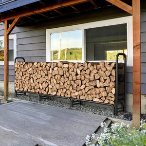 Aço cremalheira lenha cremalheira lenha interior log rack