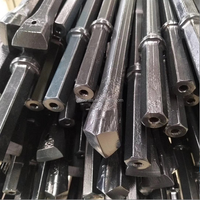 Varillas de barra de taladro cónicas hexagonales de alta calidad de 22*108mm, varillas de taladro de roca de 1m, 2M, 3m de longitud para minería