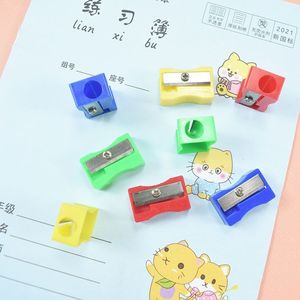 <b>Mini</b> Pencil Sharpener Plastic Manual For Children Standard Size Bulk Packaging - Product Image 4