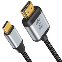 Cable de Audio y vídeo USB C a HDMI, 4K, 60Hz, para MacBook Pro, Nintendo, iPad, Samsung, portátil, móvil y más