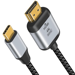 Cáp Âm Thanh 4K 60Hz USB C Sang <span class=keywords><strong>HDMI</strong></span> Video Cho MacBook Pro Và Nintendo Và iPad Và Máy Tính Xách Tay Samsung Và Điện Thoại Di Động Và Hơn Thế Nữa - Product Image 1