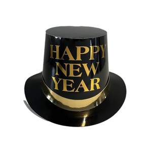 Sombrero <span class=keywords><strong>de</strong></span> Papel Negro Personalizado SOLPOP 2027 con Estampado <span class=keywords><strong>de</strong></span> Feliz <span class=keywords><strong>Año</strong></span> Nuevo, Adorno Metálico Dorado y Plateado, Sombrero Mágico Lincoln, Artículos <span class=keywords><strong>para</strong></span> Fiestas - Product Image 5