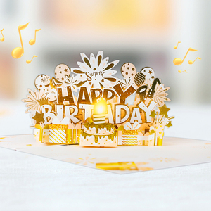 Tarjeta <span class=keywords><strong>de</strong></span> Felicitación Personalizada Winpsheng con Música, Vela LED Soplable y Diseño <span class=keywords><strong>de</strong></span> <span class=keywords><strong>Feliz</strong></span> <span class=keywords><strong>Cumpleaños</strong></span> - Product Image 3