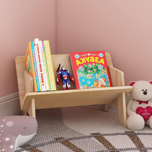 Étagère à <span class=keywords><strong>livres</strong></span> multifonctionnelle en bois, étagère <span class=keywords><strong>de</strong></span> bureau, petites bibliothèques <span class=keywords><strong>pour</strong></span> tout-petits - Product Image 2