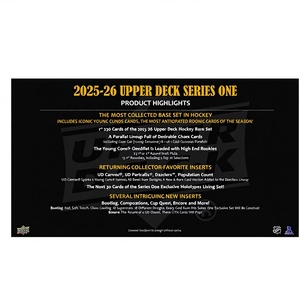เพิ่งมาถึง! ชุดการ์ดสะสมฮอกกี้ซีรีส์ 1 ปี 2025-26 รุ่น Upper Deck แพ็คฮอบบี้ 12 ใบต่อแพ็ค ผิวเงา - Product Image 5