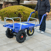 Brouette agricole électrique à trois roues Ménage Porter Farming Orchard Hill Escalade Chariot de transport Chariot