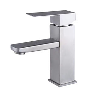 Grifos de lavabo contemporáneos de bajo precio, grifo de lavabo de lujo de acero inoxidable, grifo de lavabo mezclador de agua - Product Image 1