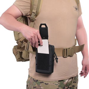Sac banane tactique MOLLE découpé au laser AYPPRO, robuste, en <span class=keywords><strong>nylon</strong></span> 1000D, pochette EDC pour la randonnée, la course à pied et le trekking en extérieur - Product Image 3