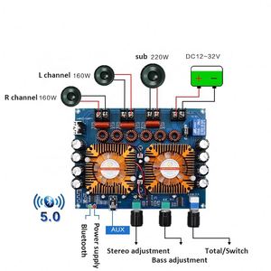 لوحة مكبر صوت رقمي XH-A128 TDA7498E بتقنية البلوتوث <span class=keywords><strong>5.0</strong></span> بقوة 160 واط*2+220 واط ستيريو 2.1 قناة تيار مستمر 32 فولت - Product Image 4