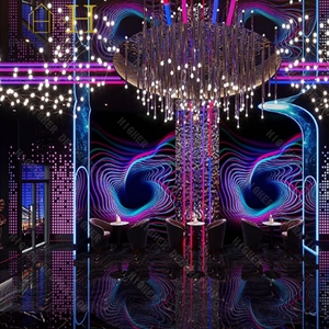 Design di Lusso per Night Club, Vetrina per Vini di Alta Gamma, Arredamento per Night Club, Design Personalizzato del <span class=keywords><strong>Bancone</strong></span> <span class=keywords><strong>Bar</strong></span> - Product Image 4