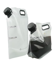 Pochette Doypack Personnalisable en PE Stratifié pour Boissons (Eau, Jus, Vodka, Whisky, Sodas Minéraux, Vin) – Format Gallon