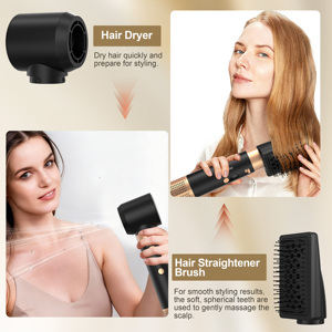 Bán Buôn Blowout Auto-Curling Wand Đa Chức Năng 6 Trong 1 Đa Styler Máy Sấy Tóc Hot Air Bàn Chải - Product Image 5