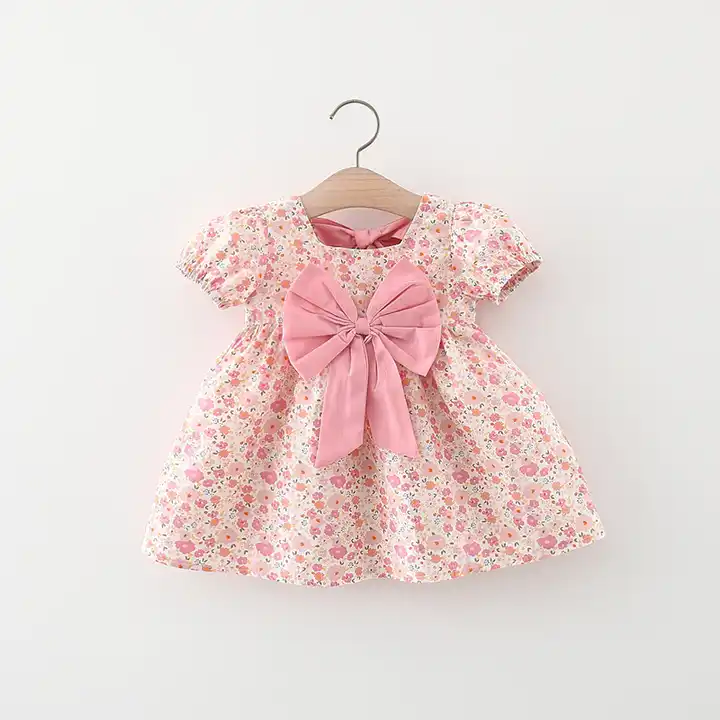 बच्चों के कपड़े थोक बालिका पोशाक गर्ल ड्रेस फ्लोरल प्रिंट स्कर्ट शुद्ध कपास  - चीन थोक बालिका पोशाक यह है किड्स कपड़े कीमत