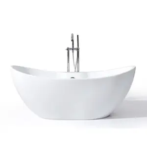 最新热销带溢流DM-1032独立式丙烯酸浴缸浴缸
