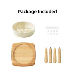 Orta büyük köpekler için seramik yavaş besleyici köpek kase kapalı evcil besleme için yükseltilmiş tasarım küçük kutu ambalaj ile su kasesi - Product Image 6