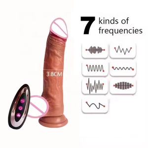 Heizung Dick Fernbedienung <span class=keywords><strong>Anal</strong></span> <span class=keywords><strong>Sex</strong></span> Maschine Teleskop Realistische Dildo Vibrator für Frauen Sexspielzeug Dildos - Product Image 1