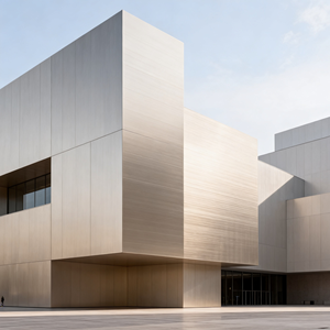 Échantillon gratuit de panneau en nid d'abeille en aluminium recouvert de PVDF, léger, haute résistance, revêtement de façade métallique pour bâtiments commerciaux - Product Image 5