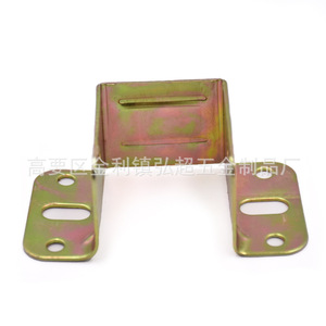 Soporte de vigas de madera personalizado, conector duradero de hierro chapado de 35 mm para herrajes de estructura de cama - Product Image 2