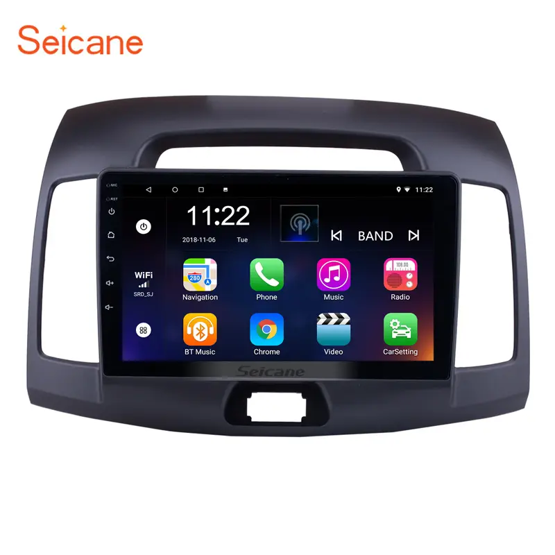 9 inch Android 13.0 Car Stereo for Hyundai Elantra 2008 with USB WIFI support SWC 1080P GPS Navigation