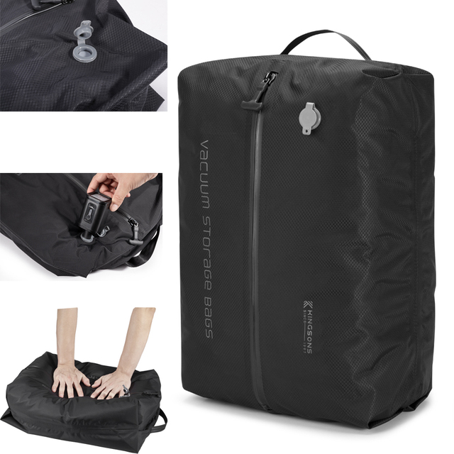 High Quality Nylon Expandable Oversized Vacuum Bag Large Capacity with Zipper Closure Durable and Washable Backpack Travel Bag