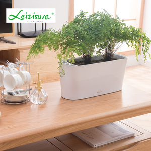 Jardinière d'intérieur personnalisée Macetas Plasticas Long Pot de fleur rectangulaire en plastique pour la décoration - Product Image 3