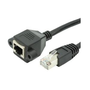 Ligne d'extension RJ45 en cuivre pur avec oreille <span class=keywords><strong>fixe</strong></span> avec trou de vis Réseau RJ45 ligne d'extension mâle à femelle - Product Image 1