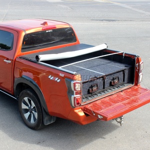 Cubierta de Lona Enrollable para Batea de Camioneta, Tapa Retráctil Suave para Modelos Pickup Nissan Frontier, Isuzu D40, GMC Navara, NP300 - Product Image 3