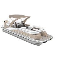 2023 Neue Pontonboot-Bausätze Preise Aluminium Luxus-Pontonboot zum Verkauf