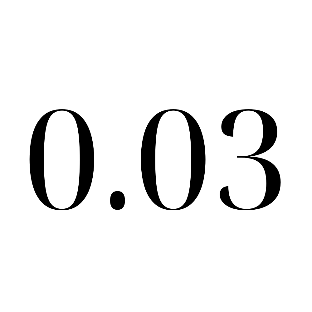 Épaisseur de 0.03mm