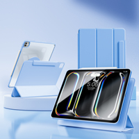 Housse de tablette magnétique détachable pour iPad 10.9 ''pour iPad Air 6 11 2024 Air 5 2022 étui avec boucle