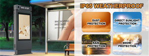 Pantalla Digital 4K de 65 Pulgadas para Restaurante, Exterior, Impermeable, Centro Comercial y Tienda Minorista, Modelo RFY-HW43D de 65 Pulgadas - Product Image 2