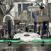 Machine de remplissage et de bouchage monobloc pour flacons pulvérisateurs d'huile et de sérum essentiels pour la peau, pour ligne d'embouteillage et d'emballage de liquides