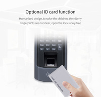 Terminal de Control de acceso de huellas dactilares biométrico multilingüe rentable fuera de la red M13 Lector de puerta de edificio Grabación de tiempo