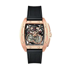 High quality Luxury energy hand dome crystal automatic mechanical watch custom logo timepieces