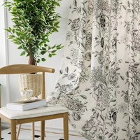 Rideaux occultants modernes de luxe à œillets 100 % polyester isolants ignifuges pour la confidentialité, personnalisables toutes saisons