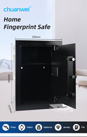 IPE-50 Vollstahl-Tresor Champagner-Gold Fingerabdruck-Passwort-Zugang Intelligenter Alarm WLAN-Konnektivität Tresore für Büros