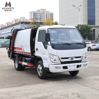 Camion compacteur à chargement arrière HEAVSTY Foton Diesel neuf automatique 4,5 m³ 4x2 pour la gestion de la collecte des déchets urbains