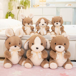 ตุ๊กตากระต่ายคาร์ลตัวใหม่ หูยาว มีริบบิ้น ตุ๊กตาหมีกระต่ายน้อยน่ารัก - Product Image 2