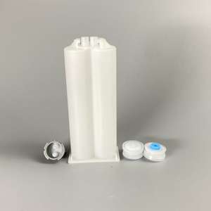 <span class=keywords><strong>Seringue</strong></span> de mélange et de distribution à deux composants vide en plastique PP blanc, type cartouche <span class=keywords><strong>1</strong></span>:<span class=keywords><strong>1</strong></span>, 50 ml, pour colle AB système B et calfeutrage dentaire - Product Image 3