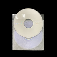 Selbstklebende Doppelseitige Flip-Cover Polypropylen-Taschen für CD Selbstklebende Transparente PP-Kunststoff CD DVD Disc Innenhüllen Umschläge